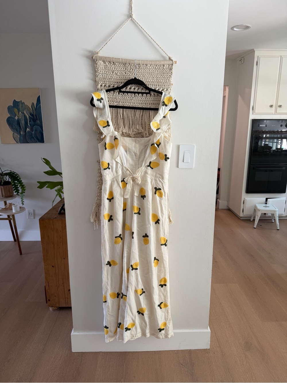 Anthropologie Red Carter Lemon Jumpsuit - Picture 6 of 7